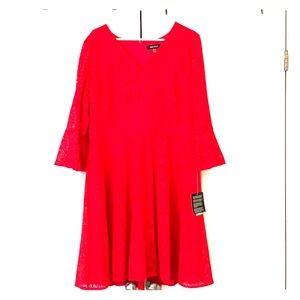 NWT red lace dress